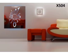 X504 Καθρέφτης ρολόι τετράγωνος